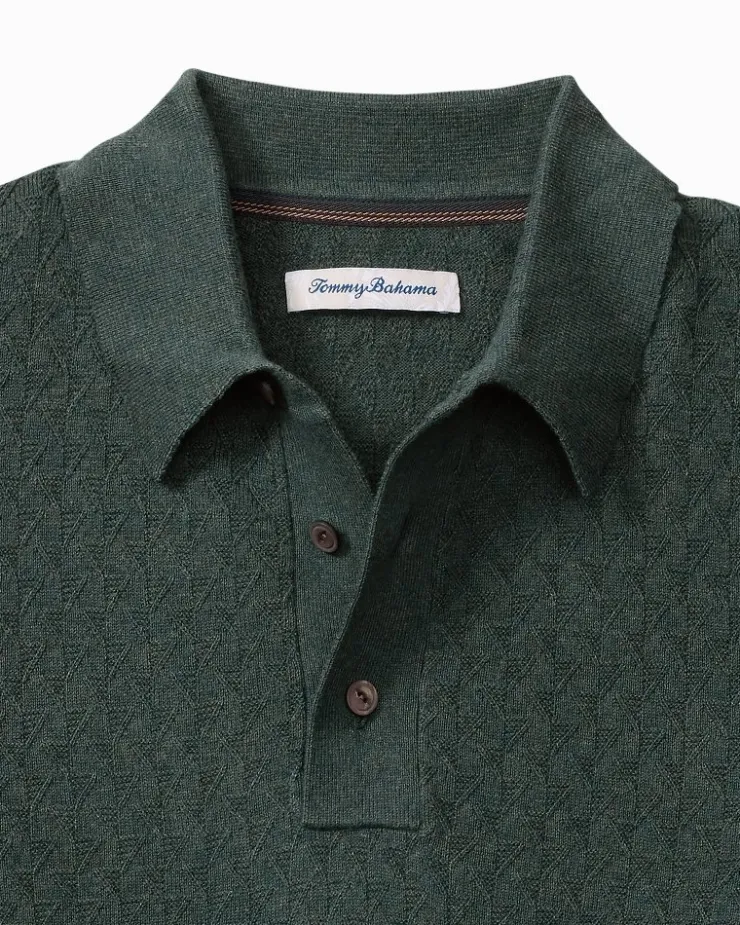 Tommy Bahama Capital Cable Sweater Polo- Sweaters|Polos