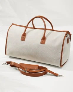 Tommy Bahama Capri Tan 2-in-1 Garment Duffel Bag- Luggage & Travel|Luggage & Travel