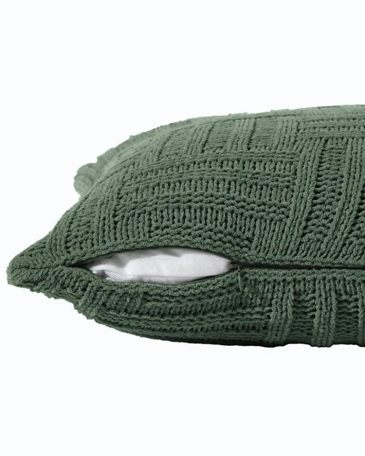 Tommy Bahama Chain Basket Decorative Pillow- Pillows & Shams