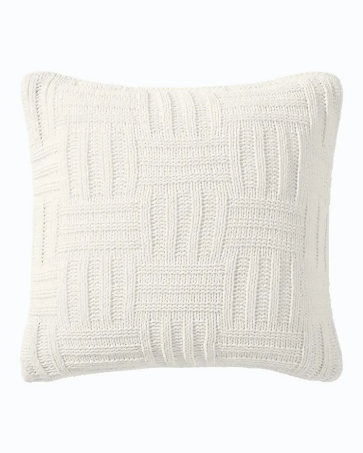 Tommy Bahama Chain Basket Decorative Pillow- Pillows & Shams