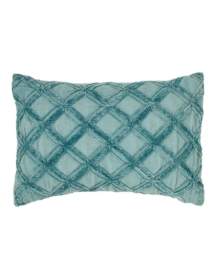 Tommy Bahama Chenille Diamond Throw Pillow- Pillows & Shams