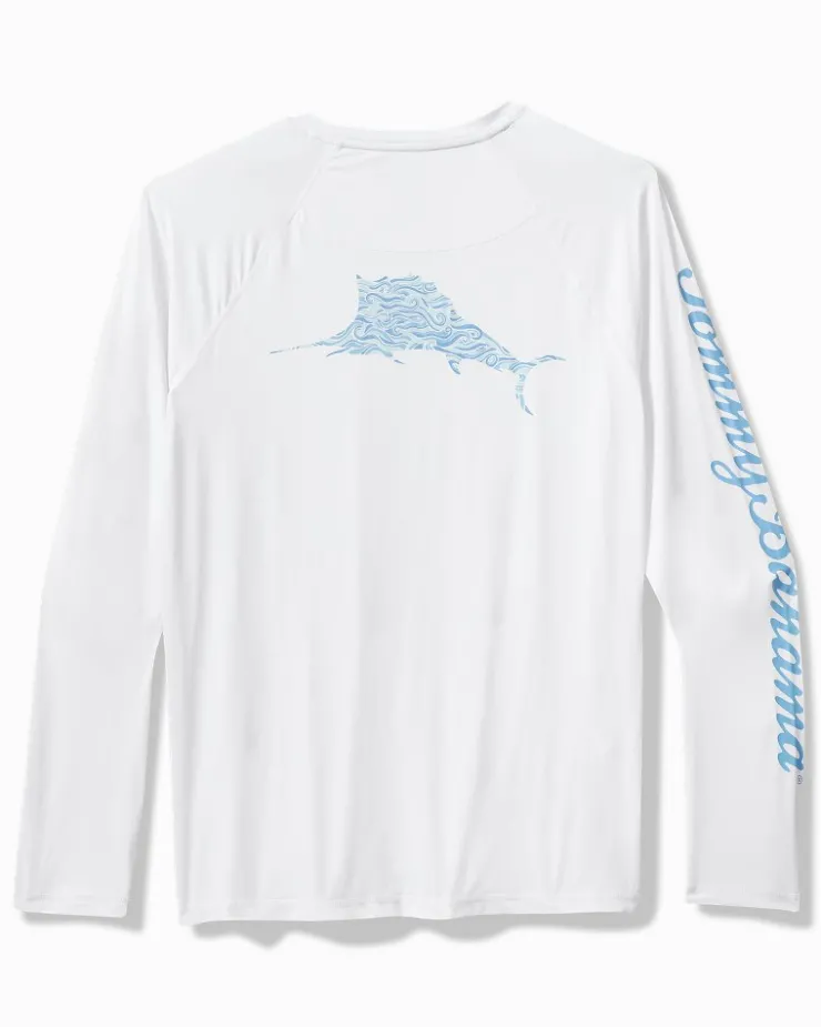 Tommy Bahama Chill Time Surf IslandZone® Rash Guard- Swim & Boardshorts|T-Shirts