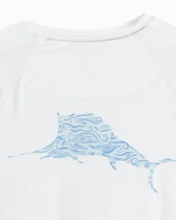Tommy Bahama Chill Time Surf IslandZone® Rash Guard- Swim & Boardshorts|T-Shirts