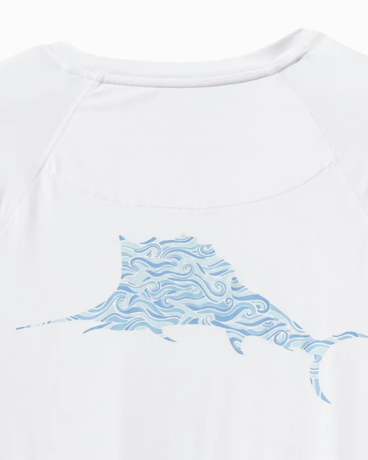 Tommy Bahama Chill Time Surf IslandZone® Rash Guard- Swim & Boardshorts|T-Shirts