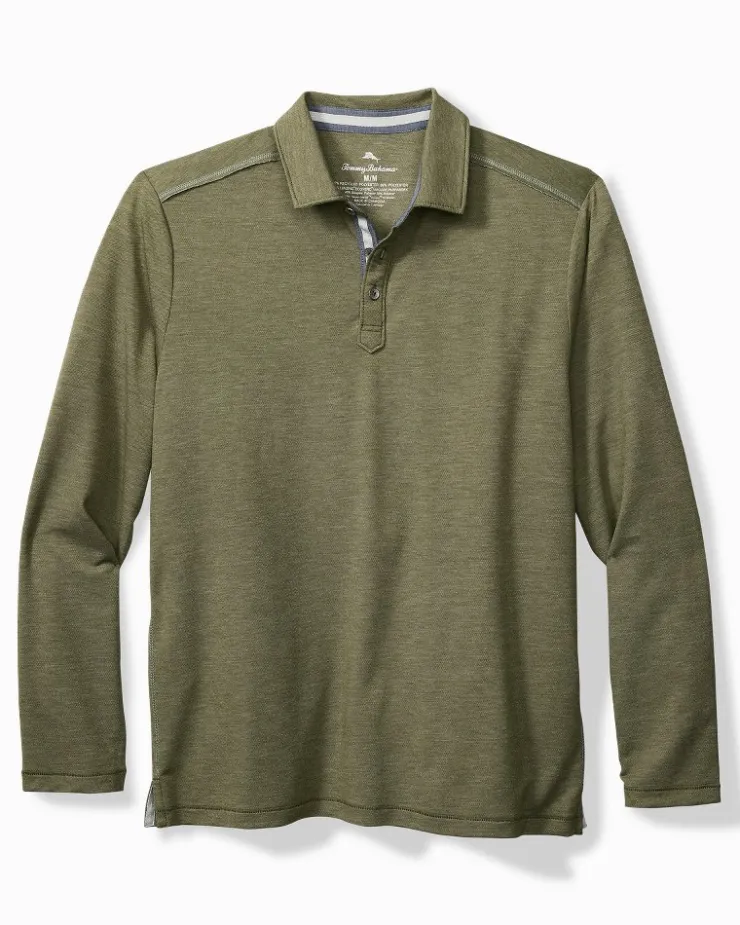 Tommy Bahama Coasta Vera Long-Sleeve Polo- Polos|Shirts