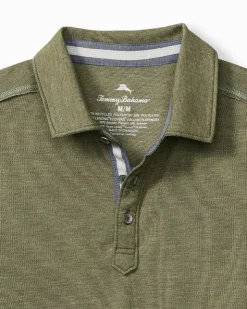 Tommy Bahama Coasta Vera Long-Sleeve Polo- Polos|Shirts