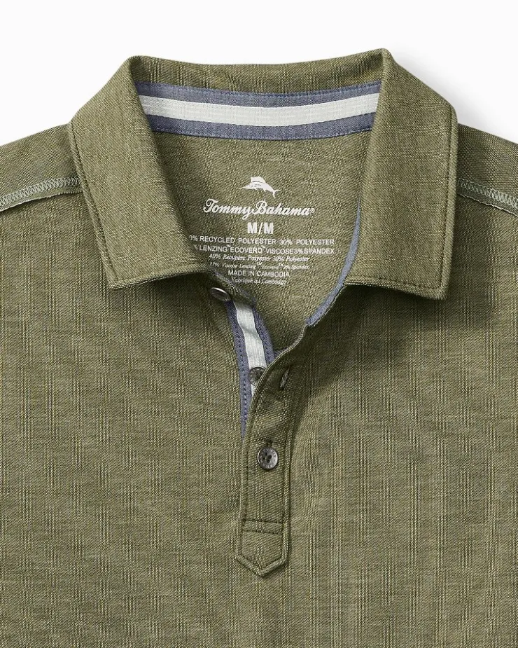 Tommy Bahama Coasta Vera Long-Sleeve Polo- Polos|Shirts