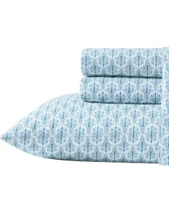 Tommy Bahama Coastal Batik 4-Piece Queen Sheet Set- Sheet Sets & Bedskirts