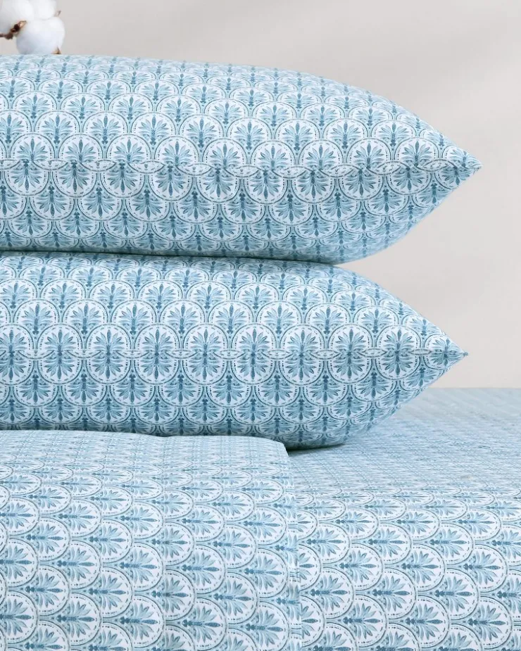 Tommy Bahama Coastal Batik 4-Piece King Sheet Set- Sheet Sets & Bedskirts
