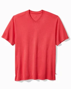 Tommy Bahama Coastal Crest IslandZone® V-Neck Shirt- T-Shirts|Shirts