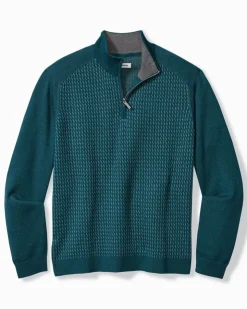 Tommy Bahama Coastal Shores Half-Zip Sweater- Sweaters
