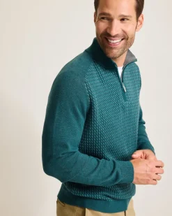 Tommy Bahama Coastal Shores Half-Zip Sweater- Sweaters