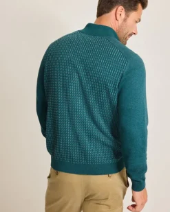 Tommy Bahama Coastal Shores Half-Zip Sweater- Sweaters