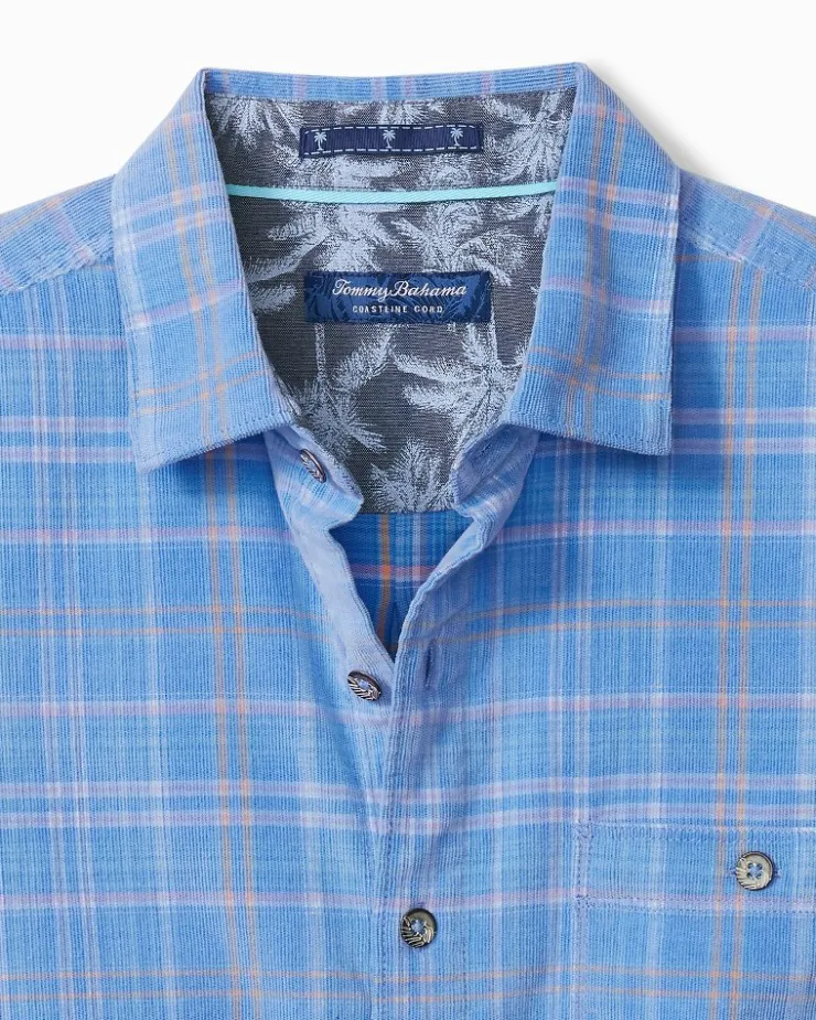 Tommy Bahama Coastline Cord Stretch Brisa Check Shirt- Shirts