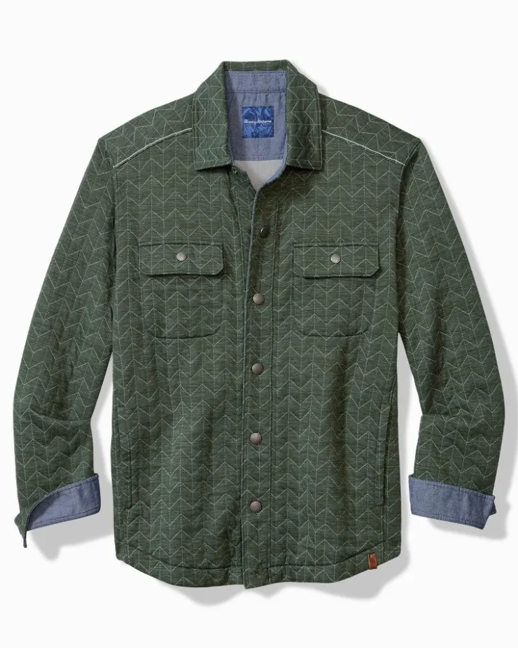 Tommy Bahama Cobble Hill CPO Shirt Jacket- Jackets & Outerwear|Shirts