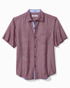 Tommy Bahama Coconut Point Beachcomber Geo IslandZone® Camp Shirt- Shirts