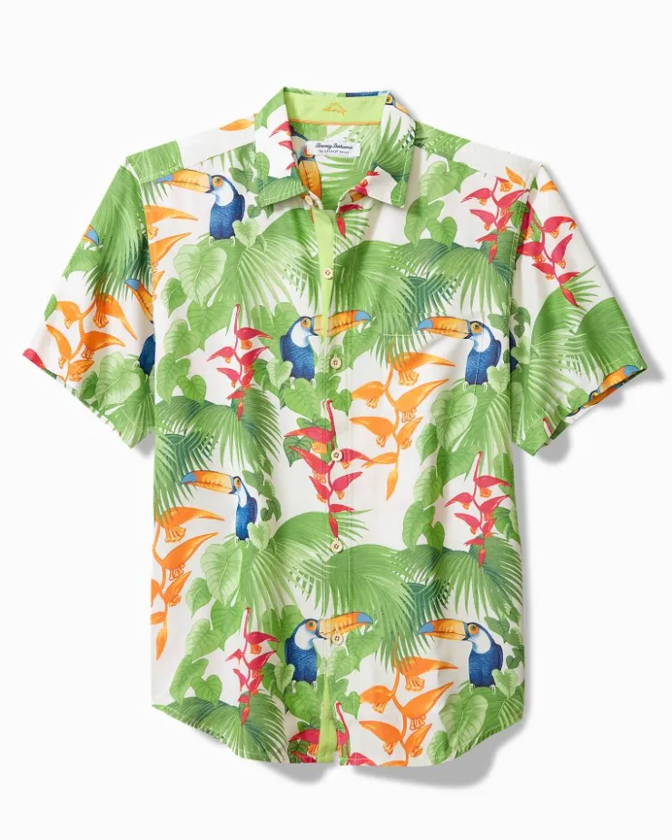 Tommy Bahama Coconut Point Toucan Chats IslandZone® Camp Shirt- Shirts
