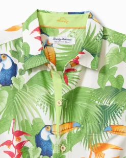 Tommy Bahama Coconut Point Toucan Chats IslandZone® Camp Shirt- Shirts