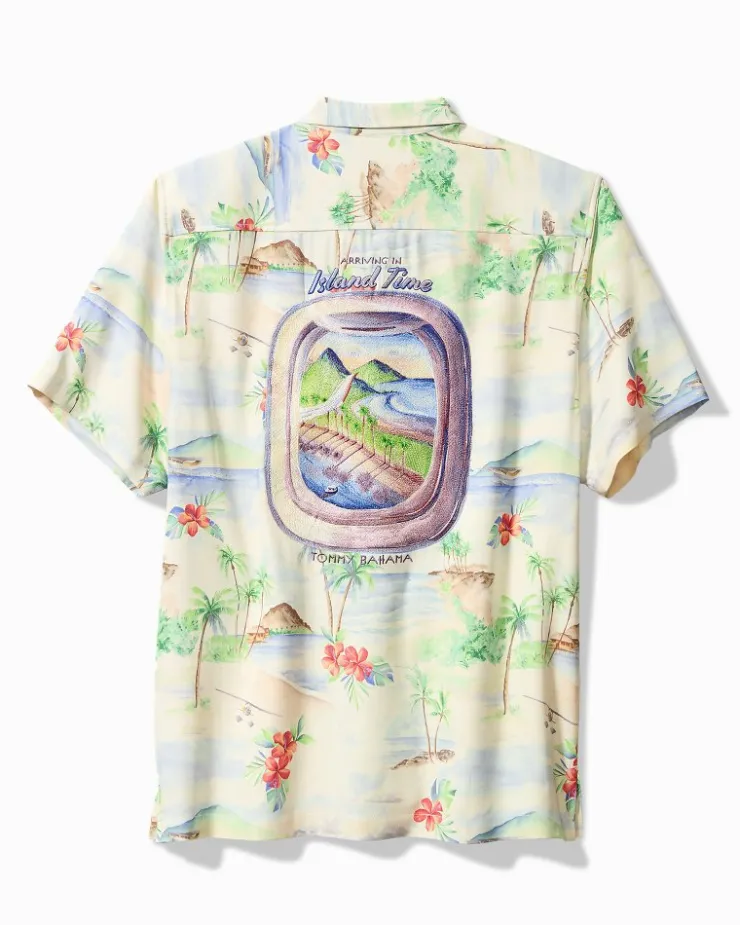 Tommy Bahama Collector's Series '24 Arriving in Island Time Silk Camp Shirt- Shirts