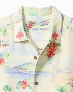 Tommy Bahama Collector's Series '24 Arriving in Island Time Silk Camp Shirt- Shirts