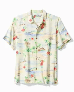 Tommy Bahama Collector's Series '24 Arriving in Island Time Silk Camp Shirt- Shirts
