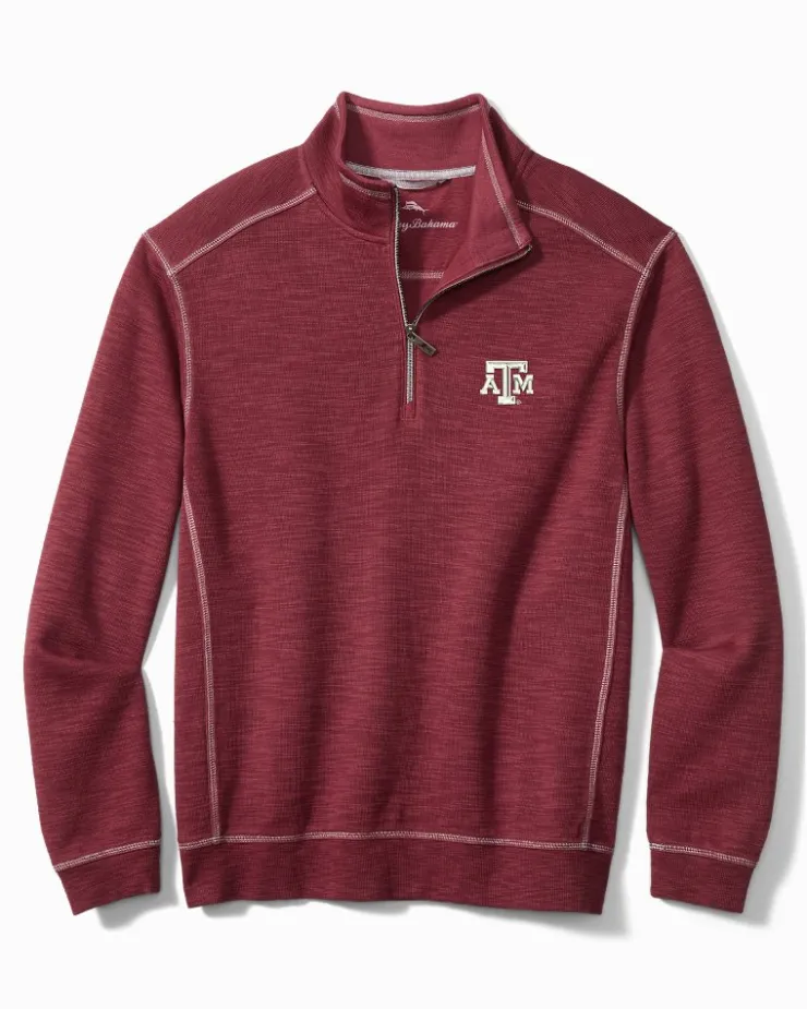 Tommy Bahama Collegiate Tobago Bay Half-Zip Sweatshirt- Sweatshirts