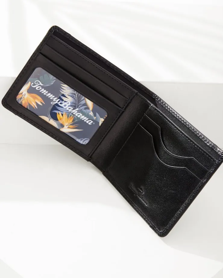 Tommy Bahama Contrast Binding Slimfold Wallet- Wallets & Tech Accessories