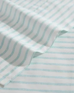 Tommy Bahama Cool Beach Stripe 4-Piece Queen Sheet Set- Sheet Sets & Bedskirts