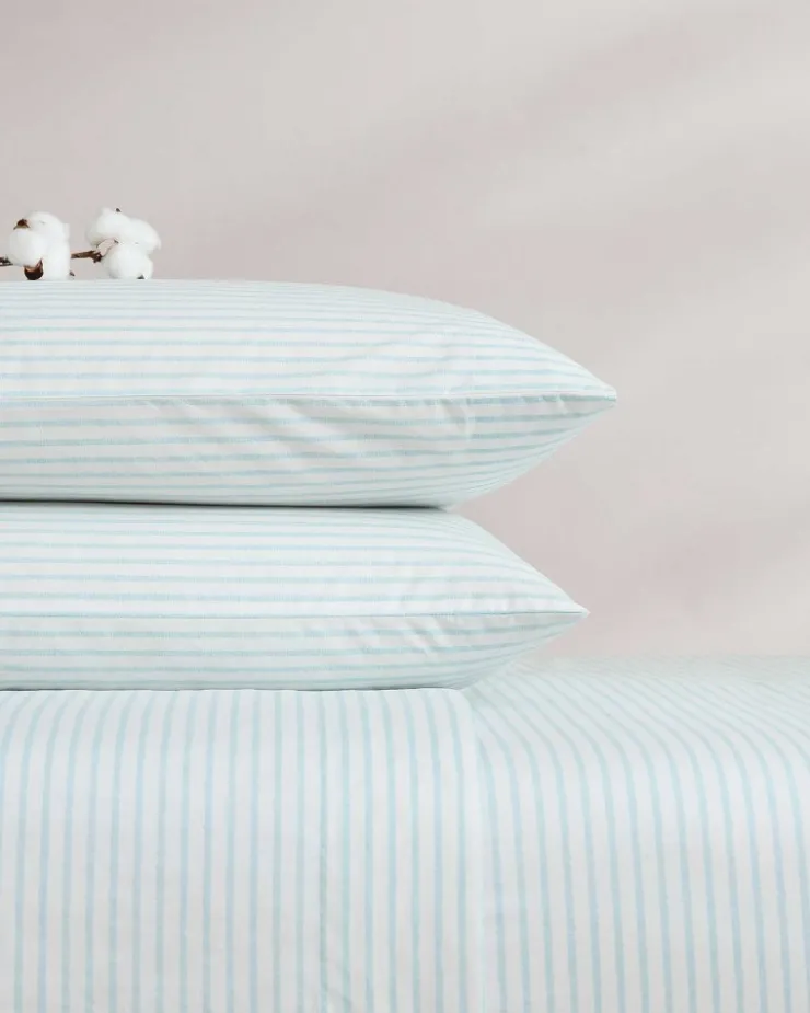 Tommy Bahama Cool Beach Stripe 4-Piece Queen Sheet Set- Sheet Sets & Bedskirts