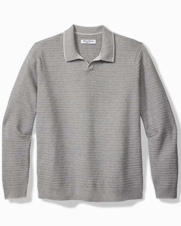 Tommy Bahama Coolside Harbor IslandZone® Sweater Polo- Sweaters|Polos