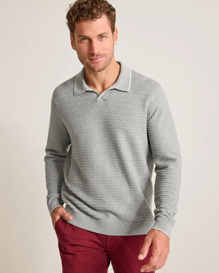 Tommy Bahama Coolside Harbor IslandZone® Sweater Polo- Sweaters|Polos