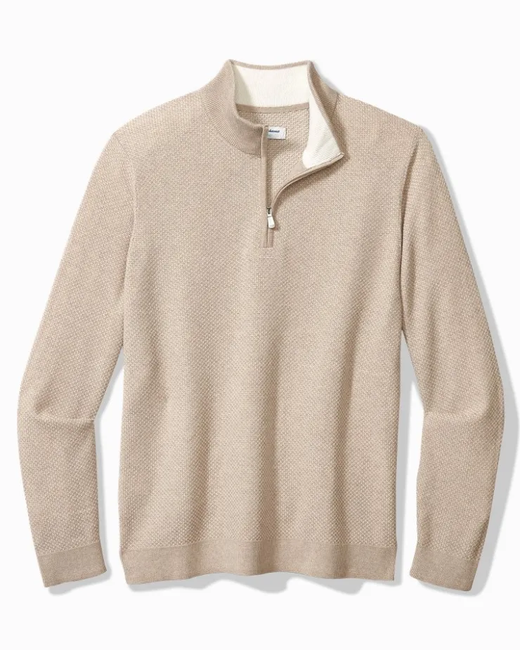 Tommy Bahama Coolside Legend Half-Zip IslandZone® Sweater- Sweaters
