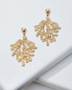 Tommy Bahama Coral Isles Statement Drop Earrings-Women Jewelry