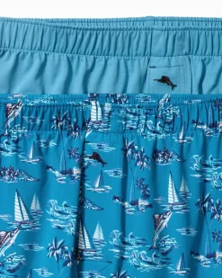 Tommy Bahama Cotton Knit Marlin Print Boxers — 2-Pack- Underwear|Loungewear & Pajamas