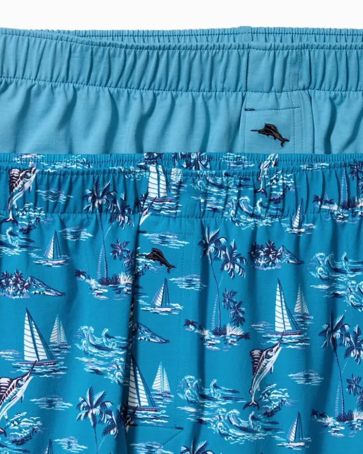 Tommy Bahama Cotton Knit Marlin Print Boxers — 2-Pack- Underwear|Loungewear & Pajamas
