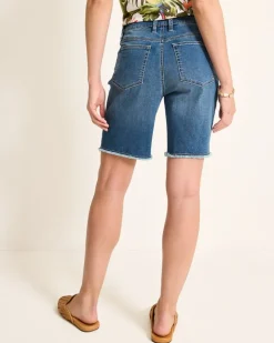 Tommy Bahama Cut-Off Bermuda Denim Shorts-Women Shorts