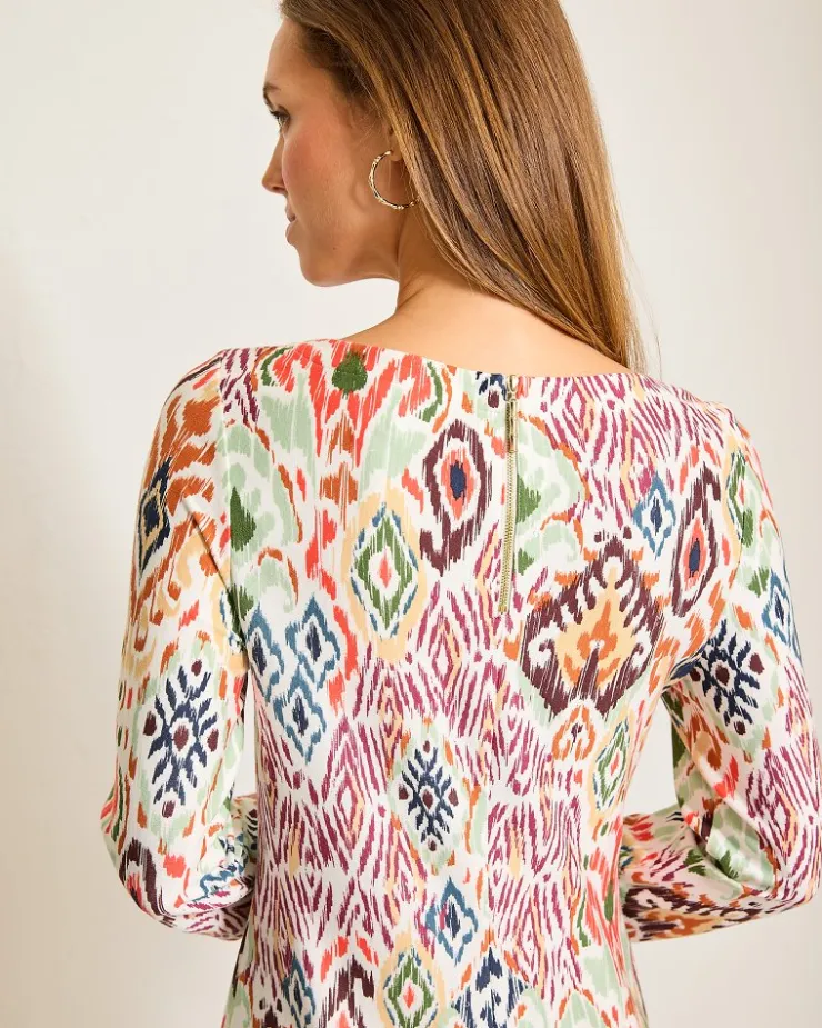 Tommy Bahama Darcy Vista Cove 3/4-Sleeve Dress-Women Dresses