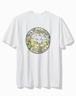 Tommy Bahama Disney Paradise Bound Short-Sleeve Lux T-Shirt- T-Shirts|Shirts