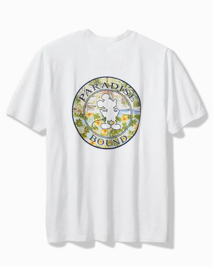 Tommy Bahama Disney Paradise Bound Short-Sleeve Lux T-Shirt- T-Shirts|Shirts