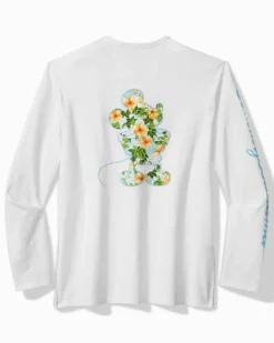 Tommy Bahama Disney Postcard to Paradise Long-Sleeve Lux T-Shirt- T-Shirts|Shirts