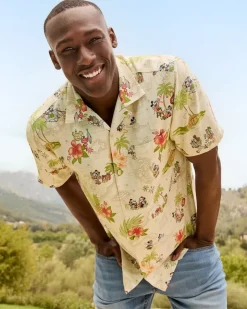 Tommy Bahama Disney Veracruz Cay Huladay Adventure Camp Shirt- Shirts