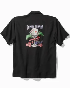 Tommy Bahama Drinking Doubles Silk Camp Shirt- Shirts