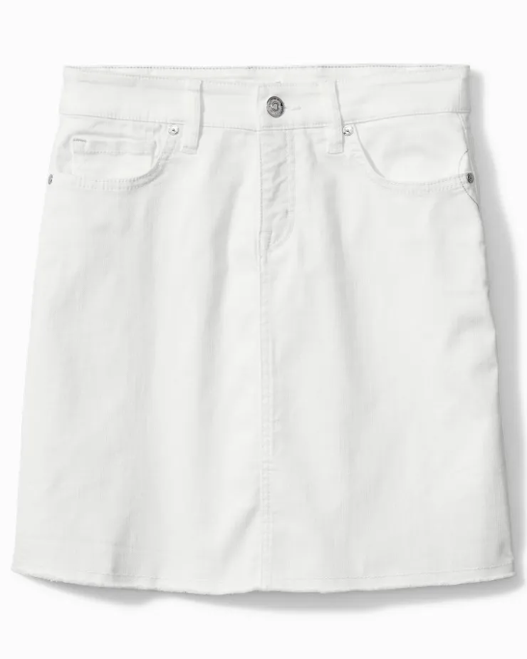 Tommy Bahama Ella Twill Denim Skirt-Women Skirts
