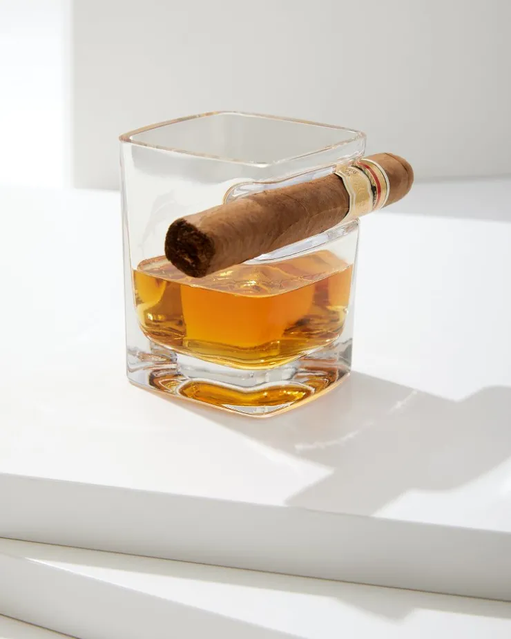 Tommy Bahama Etched Marlin Corkcicle® Cigar Glass- Drinkware & Bar
