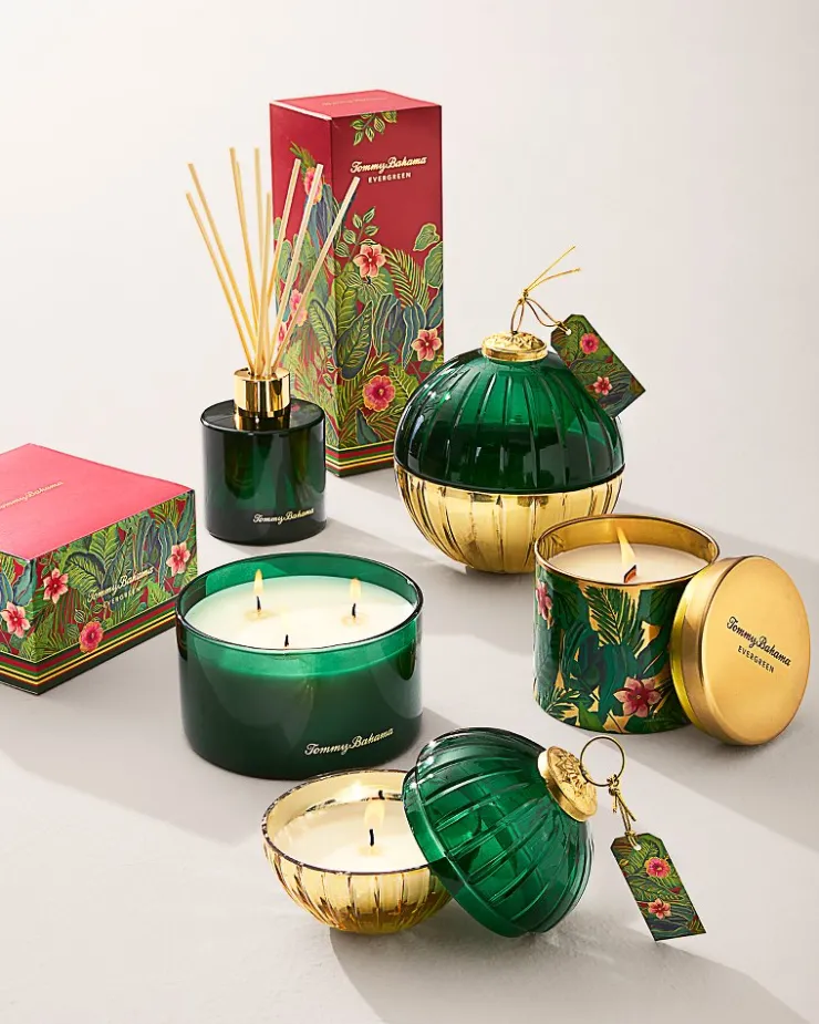 Tommy Bahama 3-oz. Etched Ornament Candle- Candles & Diffusers