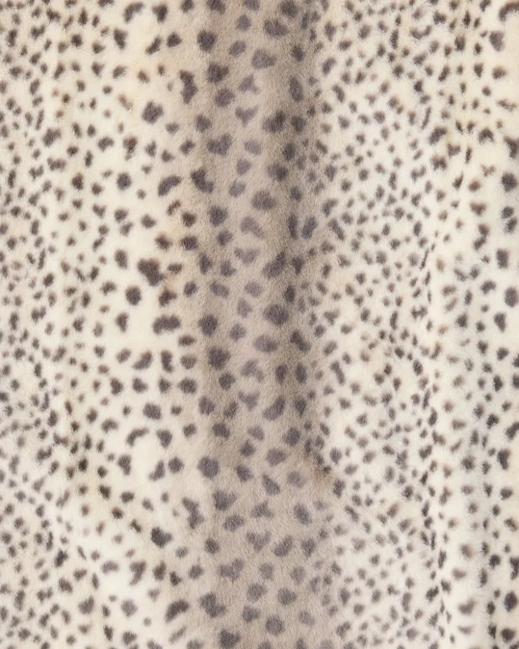 Tommy Bahama Faux Fur Printed Cheetah Throw- Throws