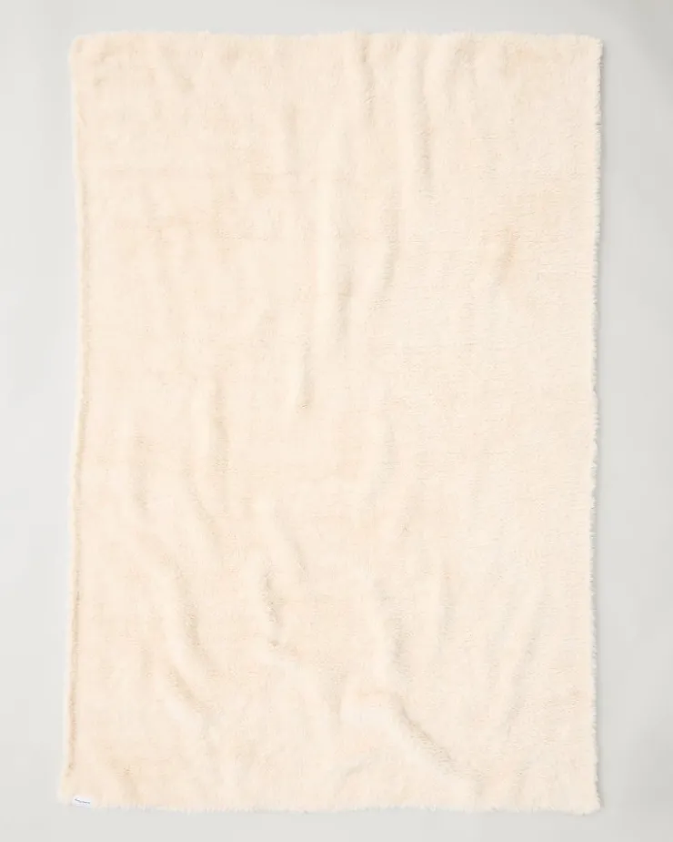 Tommy Bahama Faux Sable Knit Throw- Throws