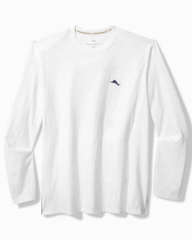 Tommy Bahama Feelin' Festive Long-Sleeve Lux T-Shirt- T-Shirts|Shirts