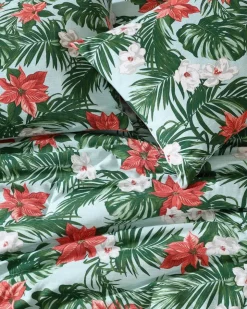 Tommy Bahama Festive Palms Reversible Full/Queen 3-Piece Comforter Set- Comforters & Duvets