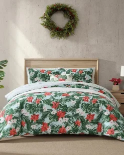 Tommy Bahama Festive Palms Reversible King 3-Piece Comforter Set- Comforters & Duvets